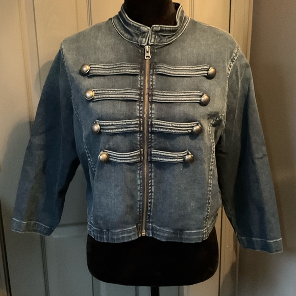 Torrid Jackets & Blazers - Torrid NWT size 1 zip up denim jean jacket